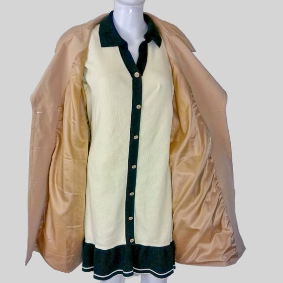 Misguided Double Breast Trench Coat - Picture 6 of 10